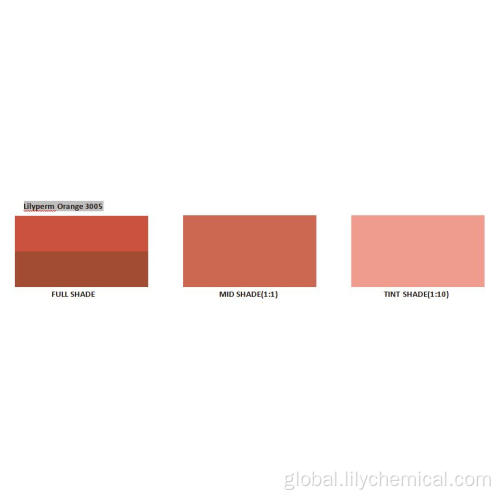 China General Purpose Organic Pigment Orange 3005 PO 5 Supplier